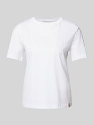 T-Shirt mit Label-Schriftzug Modell 'PAGGIO' von MaxMara Leisure Weiß - 27