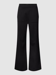 Spodnie z nakładanymi kieszeniami model ‘WIDE LEG JUMP’ od MAC Czarny - 24