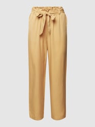 Relaxed Fit Hose mit elastischem Bund von Tom Tailor Denim Beige - 10