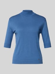 Koszula z dzianiny ze stójką od More & More - 45