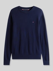 Sweter o kroju regular fit z mieszanki bawełny i kaszmiru od Tommy Hilfiger - 14