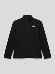 Fleecepullover mit Troyer-Kragen Modell 'GLACIER' von The North Face Schwarz - 6