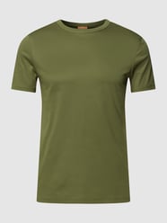 T-Shirt mit Label-Stitching Modell 'Perry' von MOS MOSH Grün - 27