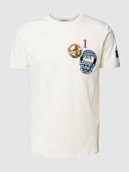 T-Shirt mit Looney Tunes®-Stitching von Iceberg Weiß - 2