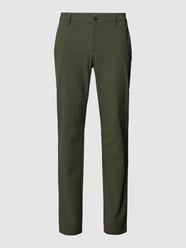 Slim Fit Hose mit Eingrifftaschen von Alberto Grün - 13