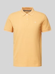 Koszulka polo o kroju regular fit z wyhaftowanym logo od Tom Tailor Pomarańczowy - 40