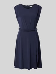 Regular Fit Businesskleid mit Bindegürtel von s.Oliver BLACK LABEL Blau - 17