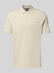 Koszulka polo o kroju regular fit z wyhaftowanym logo model ‘Interlock’ od BOSS Orange - 30