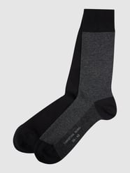 Socken mit Label-Detail im 2er-Pack von Christian Berg Men Schwarz - 22