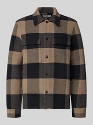 Hemdjacke mit Brusttaschen von Marc O'Polo DENIM Beige - 34