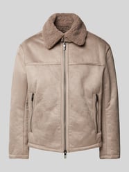 Jacke mit Zweiwege-Reißverschluss Modell 'Pilot' von ARMANI EXCHANGE Beige - 24