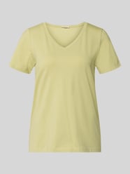 krój regular fit t-shirt z mieszanki bawełny od s.Oliver RED LABEL - 29