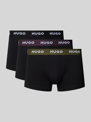 Trunks mit elastischem Label-Bund im 3er-Pack von HUGO Schwarz - 22