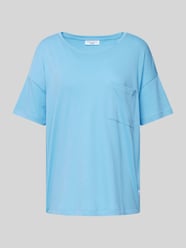 T-Shirt mit Label-Detail von Marc O'Polo Denim Blau - 24