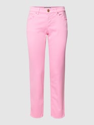 Jeans mit ausgefransten Beinabschlüssen Modell 'CLAIRE CROPPED' von SEDUCTIVE Pink - 6