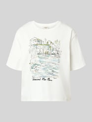 Pudełkowy krój t-shirt z czystej bawełny model 'SALA' od Weekend Max Mara - 7