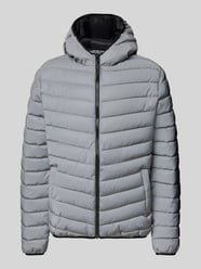 Steppjacke mit Kapuze und Eingrifftaschen von REVIEW Grau - 24