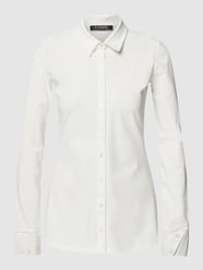 Blouse met knoopsluiting, model 'Petite' van D´Etoiles Casiope Wit - 16