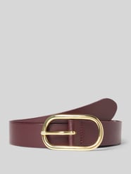 Riem van runderleer met doornsluiting van Weinmann Bordeaux - 29