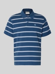 Regular Fit Poloshirt mit Logo-Stitching von Calvin Klein Jeans - 4