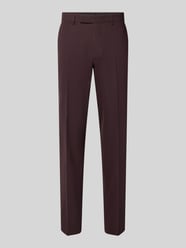 straight fit broek met scheerwol model 'Totti' van CINQUE Bordeaux - 11