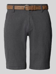 Bermudy o kroju regular fit z kieszeniami z tyłu model ‘NEBRASKA’ od Redefined Rebel - 12