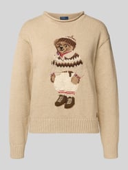 Gebreide trui met motief van Polo Ralph Lauren Beige - 24