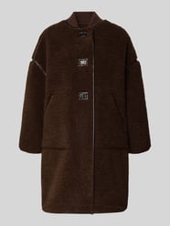 Relaxed Fit Mantel aus Teddyfell Modell 'Millie' von Bash - 1