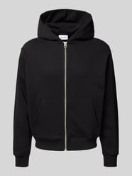 Sweatjacke mit Viskose-Anteil und Label-Detail Modell 'URBAN' von Jack & Jones Schwarz - 13