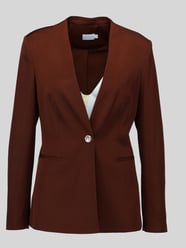 Longblazer mit 1-Knopf-Verschluss von Jake*s Cocktail Gold - 33