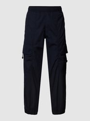 Cargohose mit seitlichen Eingrifftaschen von Marc O'Polo Denim Blau - 33
