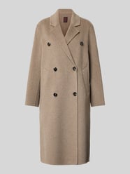 Mantel mit Reverskragen und Eingrifftaschen von Stefanel Beige - 8