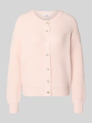 Kardigan rozpinany o kroju regular fit z mieszanki wiskozy model 'LENI' od VILLA SOPHIE Fuksjowy - 20
