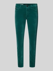 Slim fit broek met siernaden van Marc Cain Groen - 10