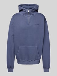 Oversized Hoodie mit Label-Stitching von Pegador Blau - 12