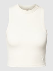 Tanktop mit Feinripp Modell 'EDIE' von Guess Activewear Weiß - 12