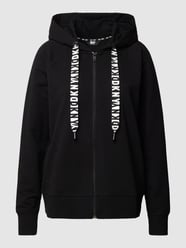 Sweatjack met ritssluiting en tunnelkoord van DKNY PERFORMANCE Zwart - 22