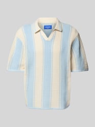 Bluzka z dzianiny z kołnierzykiem polo model ‘ACAPULCO’ od Jack & Jones - 47