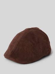 Schiebermütze mit Ziernähten Modell 'CANVAS' von Müller Headwear Braun - 9