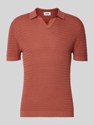 Koszulka polo z dzianiny w dwukolorowym wykonaniu krój slim fit model 'Triton' od DRYKORN - 29