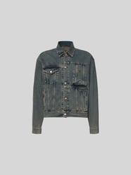 Jeansjacke mit Knopfleiste von MM6 Maison Margiela - 19