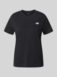 Regular Fit T-Shirt mit Logo-Stitching von New Balance - 22