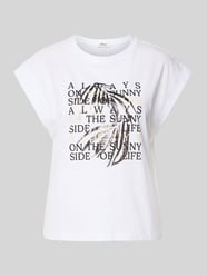 T-shirt o kroju relaxed fit z czystej bawełny od s.Oliver RED LABEL - 29