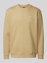 Sweatshirt mit Label-Stitching von Tommy Jeans Beige - 13