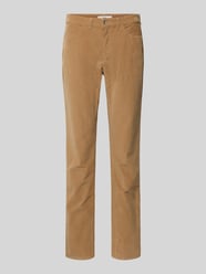 Stoffen broek met steekzakken, model 'MARY' van Brax Beige - 48