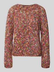 Regular fit pullover met scheerwol in tricotlook van Rich & Royal - 13