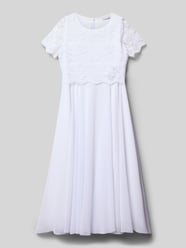 Regular fit jurk met kant van Weise - 13