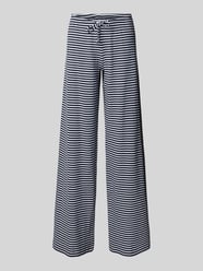 Spodnie materiałowe w kroju wide fit z elastycznym pasem od REVIEW - 37