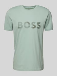 T-Shirt mit Logo-Print und Rundhalsausschnitt von BOSS Green - 48