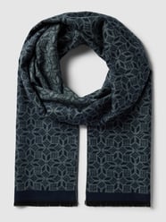 Zijden sjaal van pure zijde van bugatti Blauw - 45
